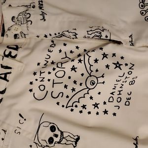 Vans Daniel Johnston Loose Fit Chino Men's size 30 cream/black / Authetic